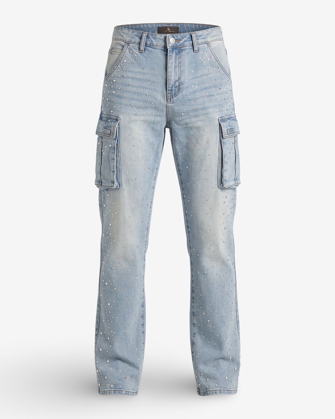 PAPER MONEY - PEARL CRYSTAL PANTS DENIM