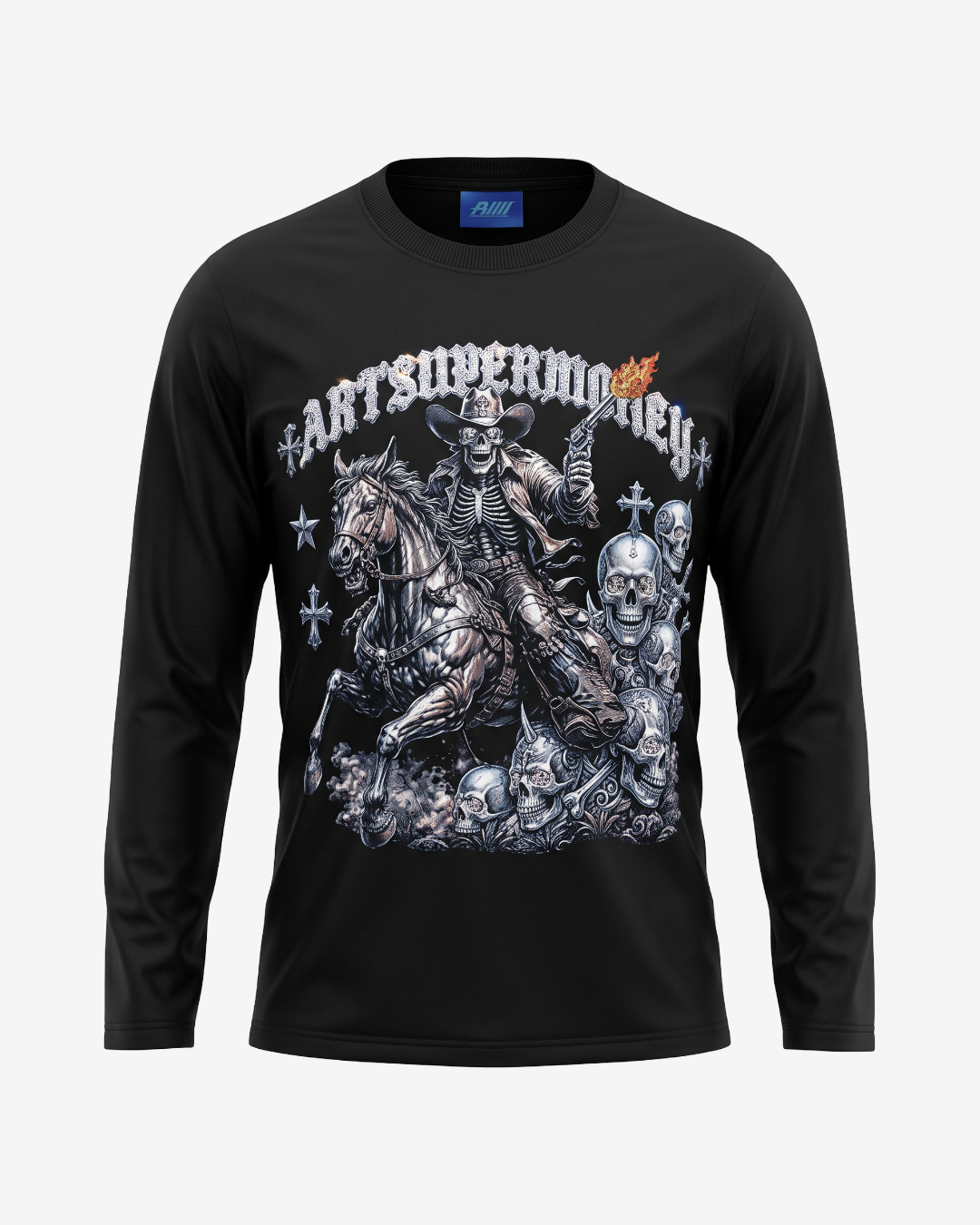 ART SUPERMONEY LONGSLEEVE CROSSWESTERN
