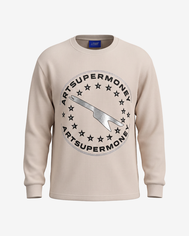 ART SUPERMONEY WAFFLECIRCLE OFF WHITE