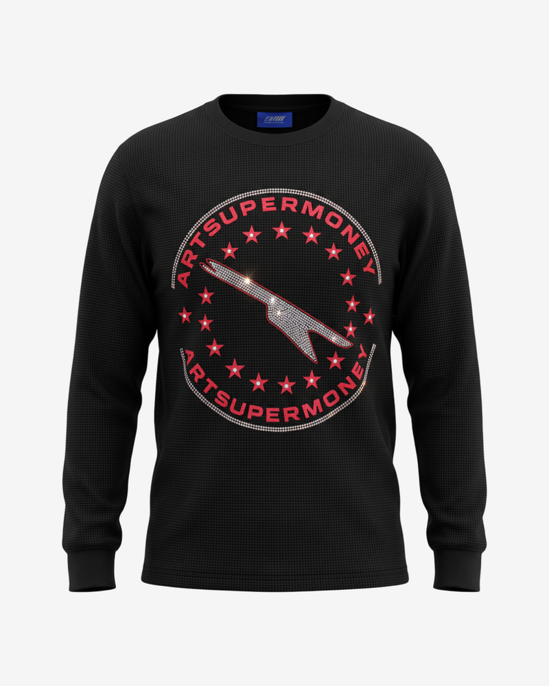 ART SUPERMONEY WAFFLECIRCLE BLACK