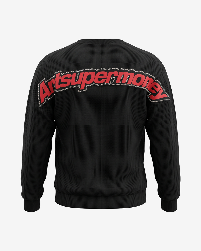 ART SUPERMONEY WAFFLECIRCLE BLACK