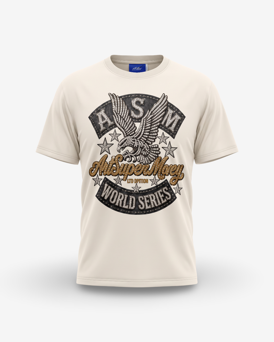 Artsupermoney Tee SuperEagle - Off White