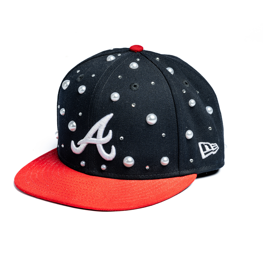 New Era Fitted Atlanta Braves Pearl & Diamond