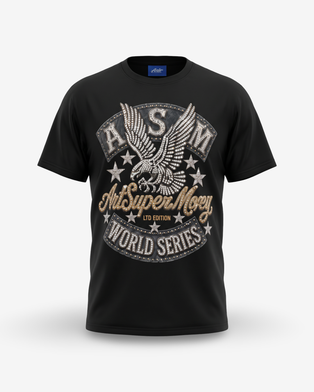 Artsupermoney Tee SuperEagle - Black