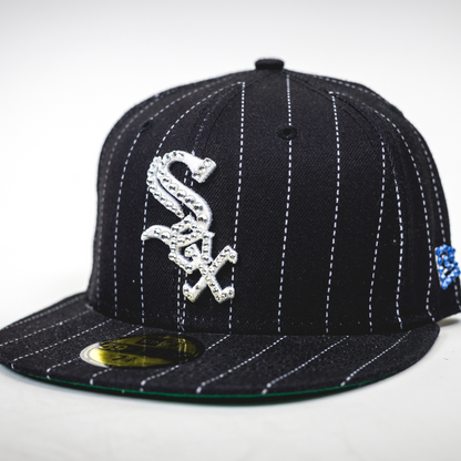 New Era White Sox Black