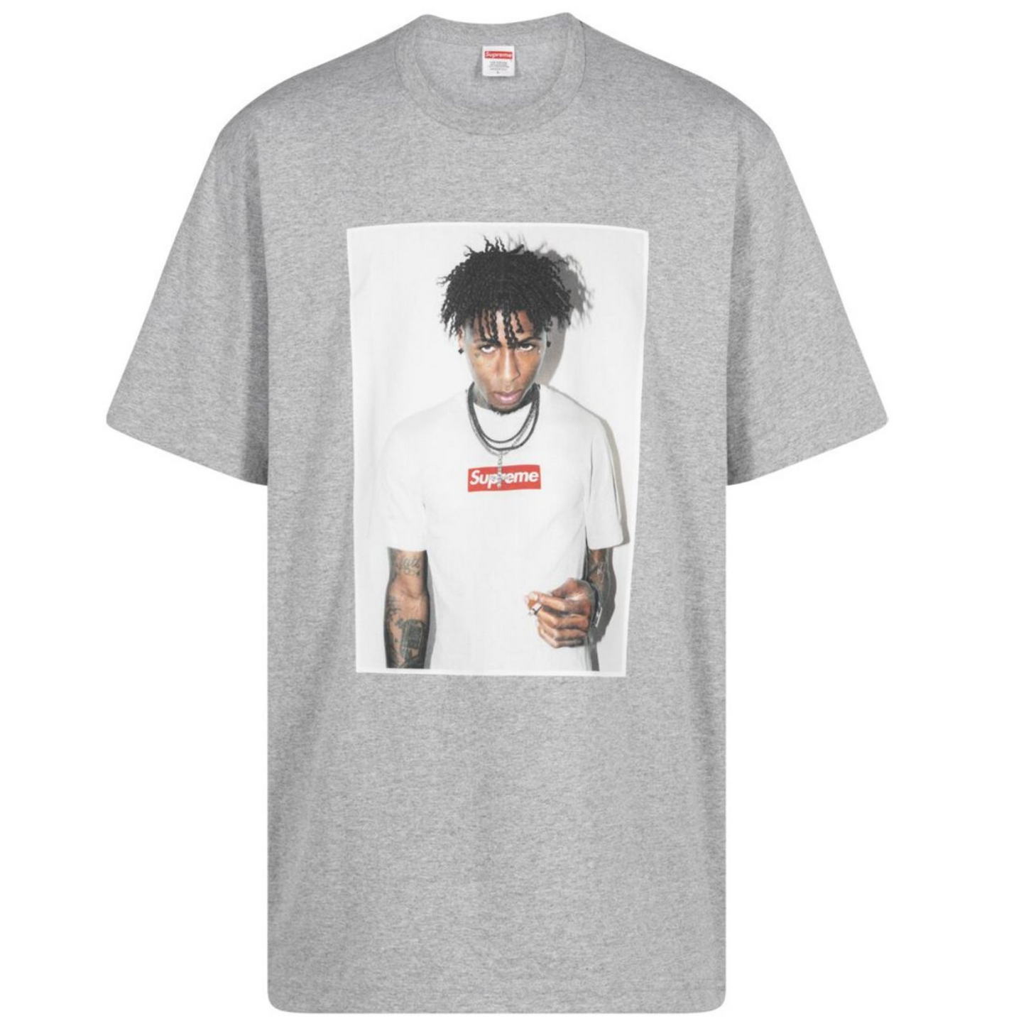 SUPREME T-SHIRT NBA Youngboy GREY