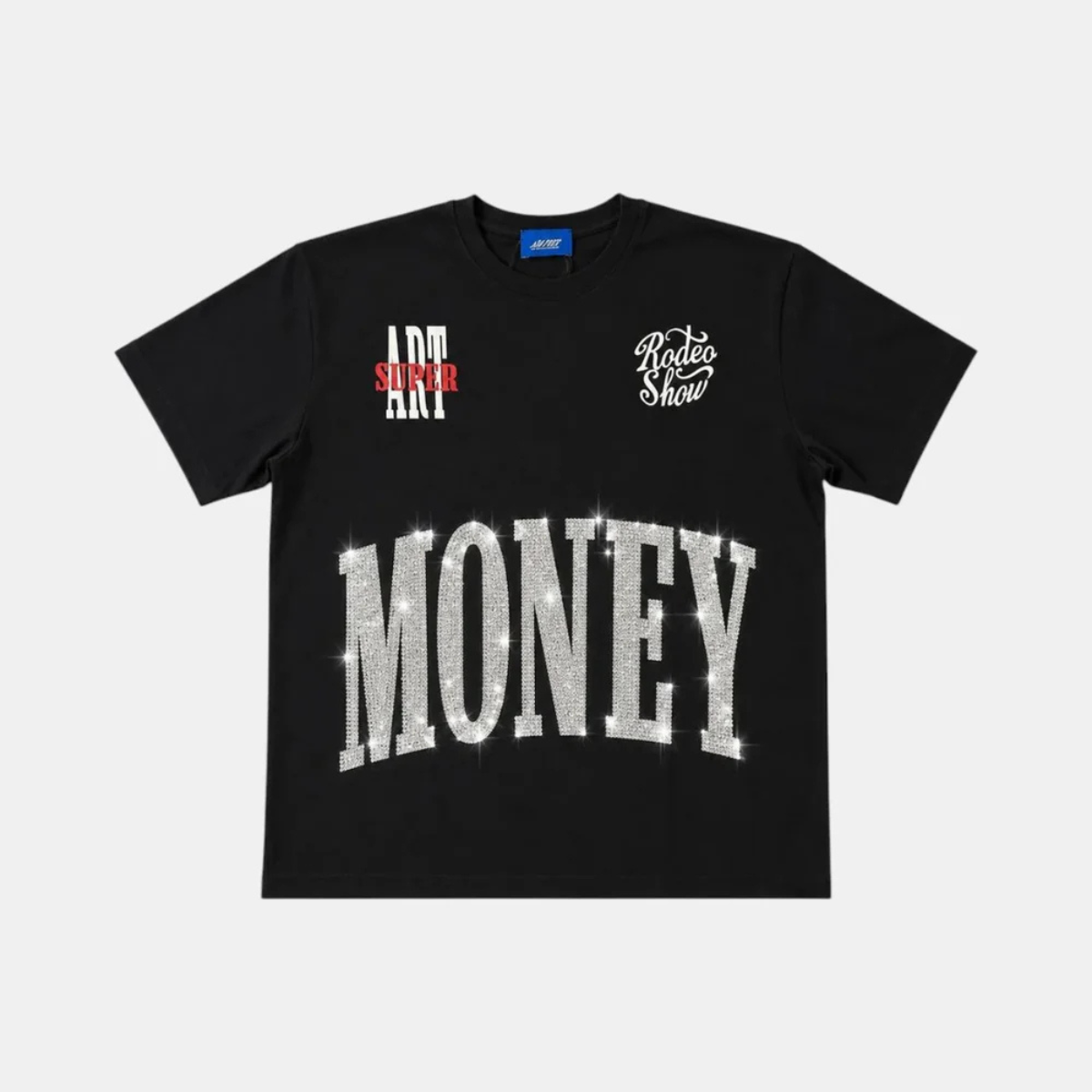 Artsupermoney Tee Crazy Bull - Black