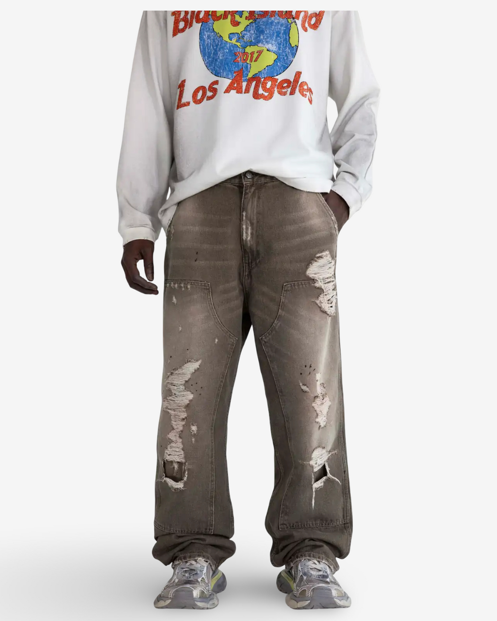 BLACK ISLAND - LOOSE FIT OLIVE 17715