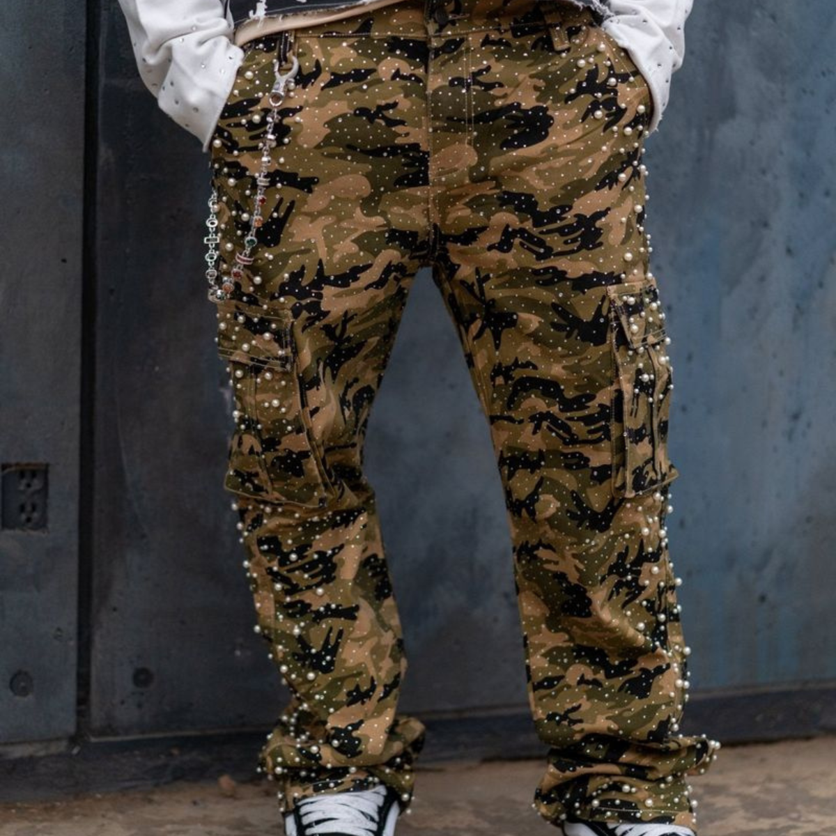 PAPER MONEY - PEARL CAMO CRYSTAL PANT