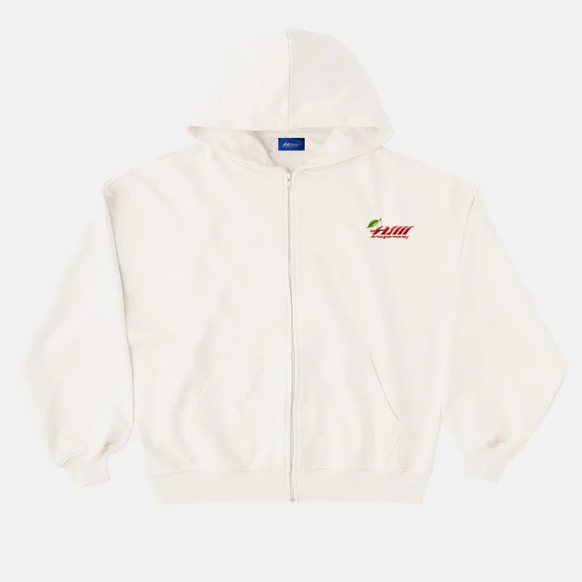 Artsupermoney Zip Hoodie Cherry - Off White 