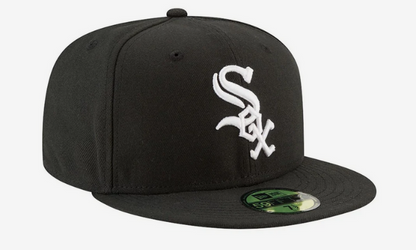 Chicago White Sox Authentic On Field Game Black 59FIFTY Cap