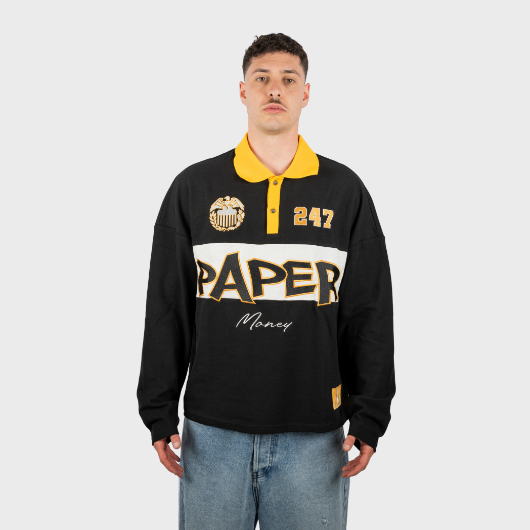 PAPER MONEY - POLO RUGBY NERA