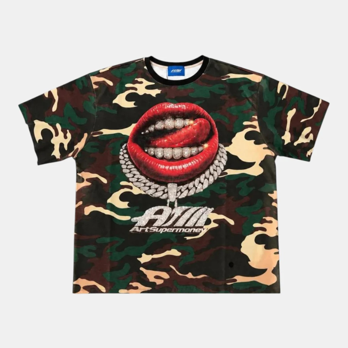 Artsupermoney Tee Grillz - Camo