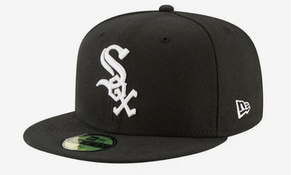 Chicago White Sox Authentic On Field Game Black 59FIFTY Cap