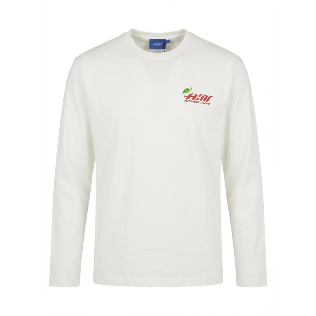 Artsupermoney Long Sleeve Cherry - Off white