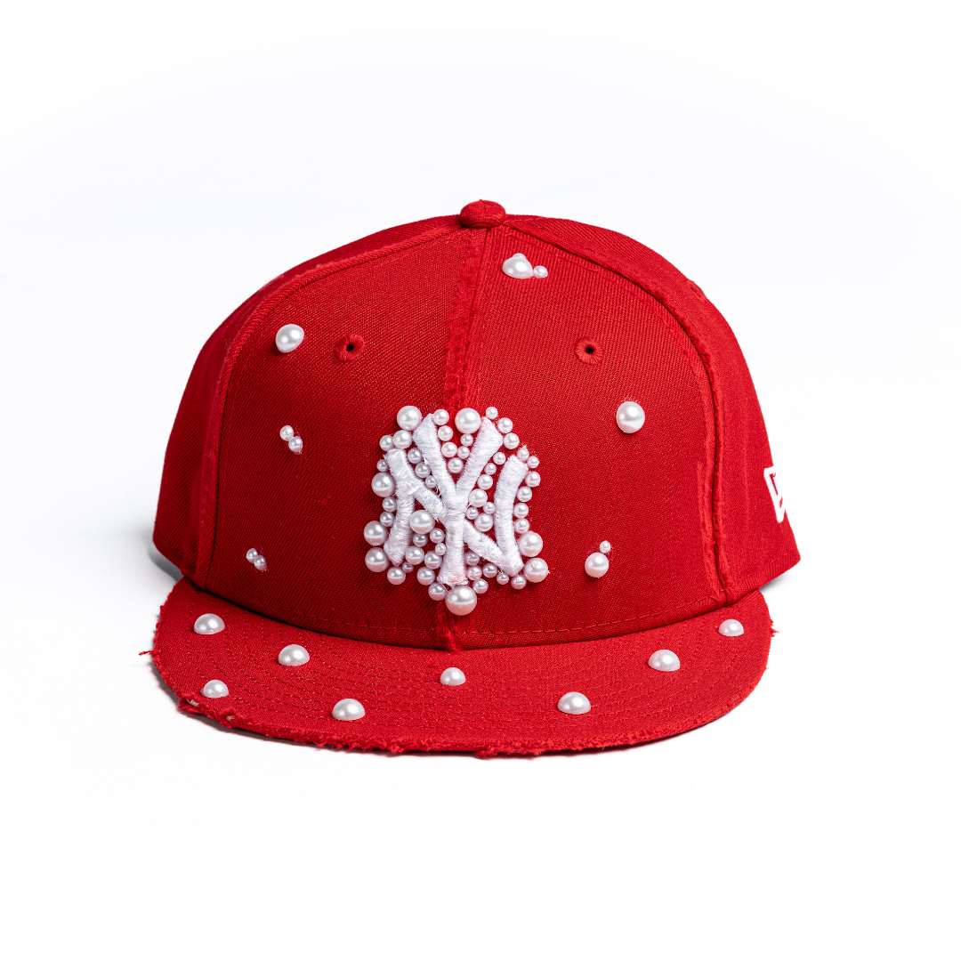 New Era Red - NY CUSTOM PEARL