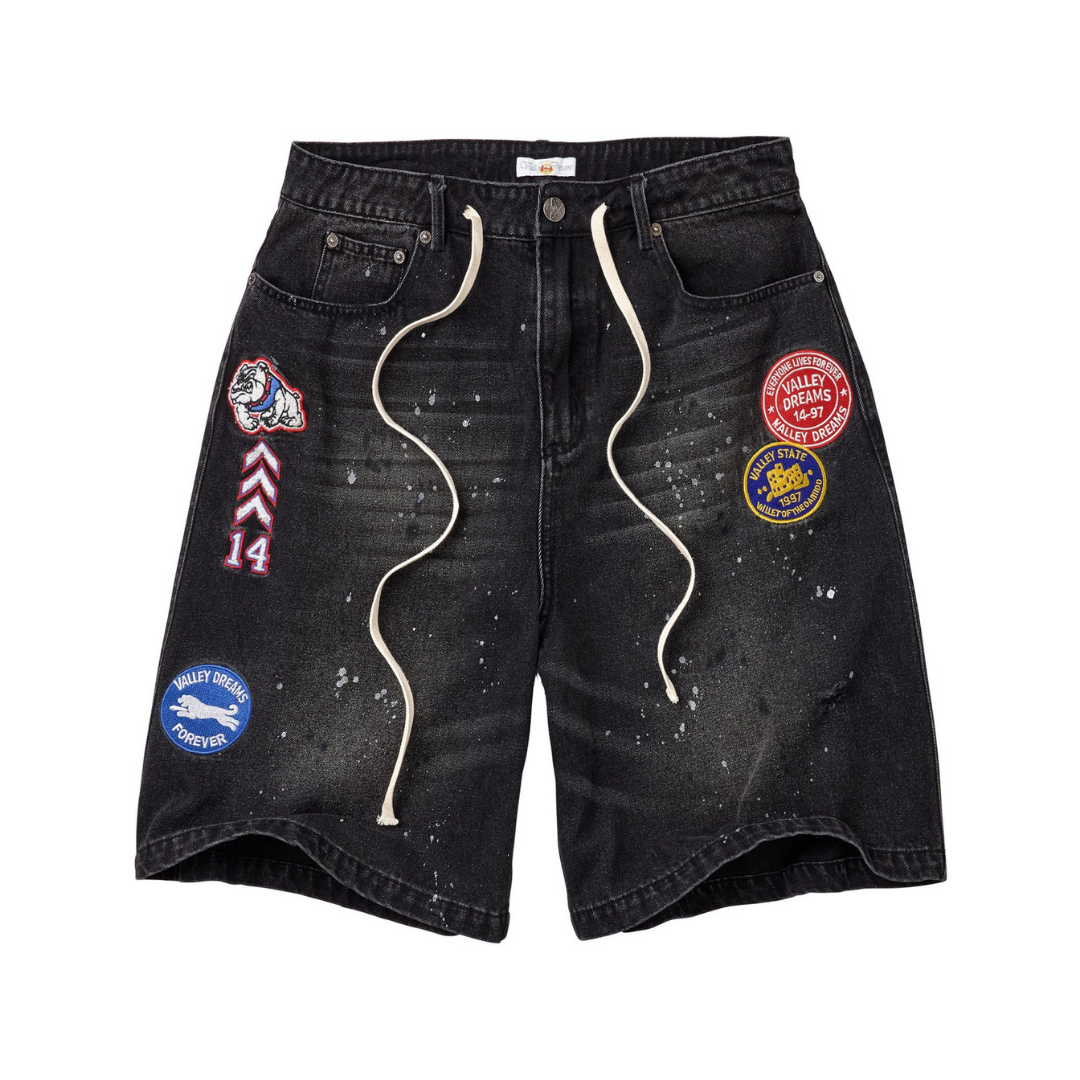 VALLEY - PARADISE JORTS BLACK