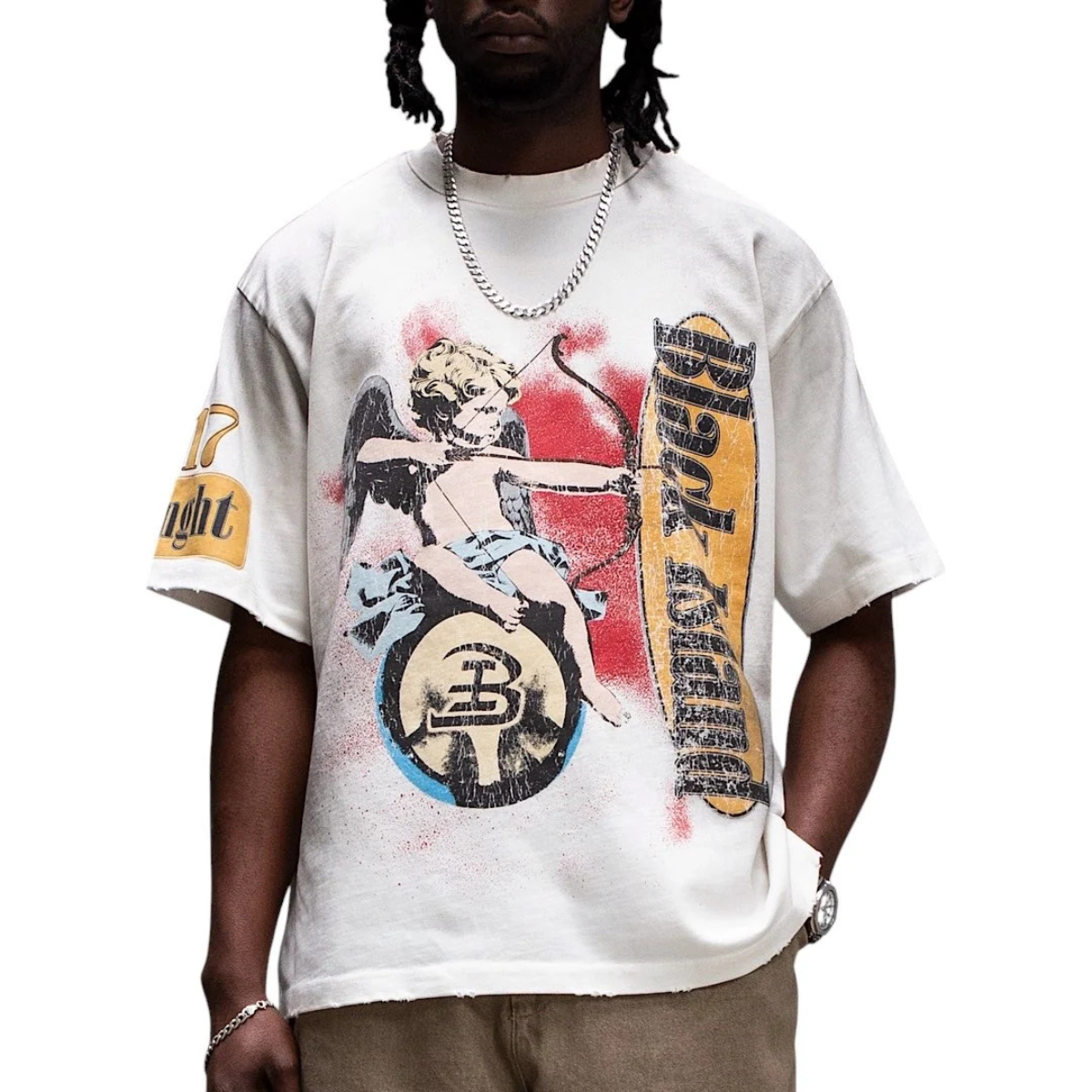 Black Island T Shirt 2002 - White