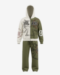 BLACK ISLAND - TRACKSUIT GREEN/BEIGE