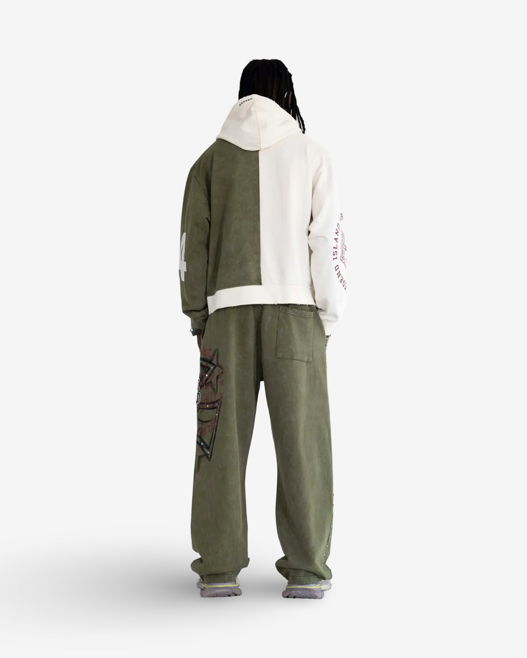 BLACK ISLAND - TRACKSUIT GREEN/BEIGE