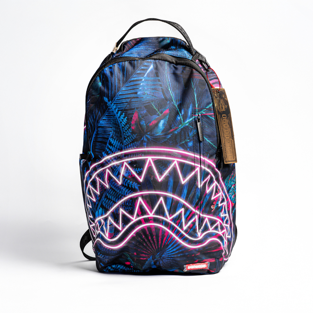 ZAINO SPRAYGROUND SHARK NEON
