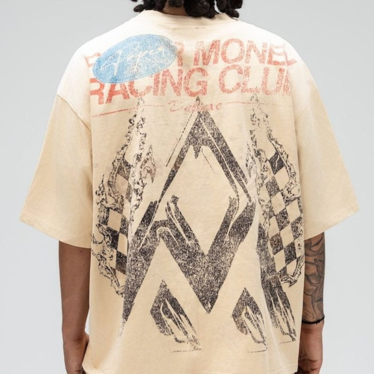 PAPER MONEY - RACING CLUB TEE CREAM