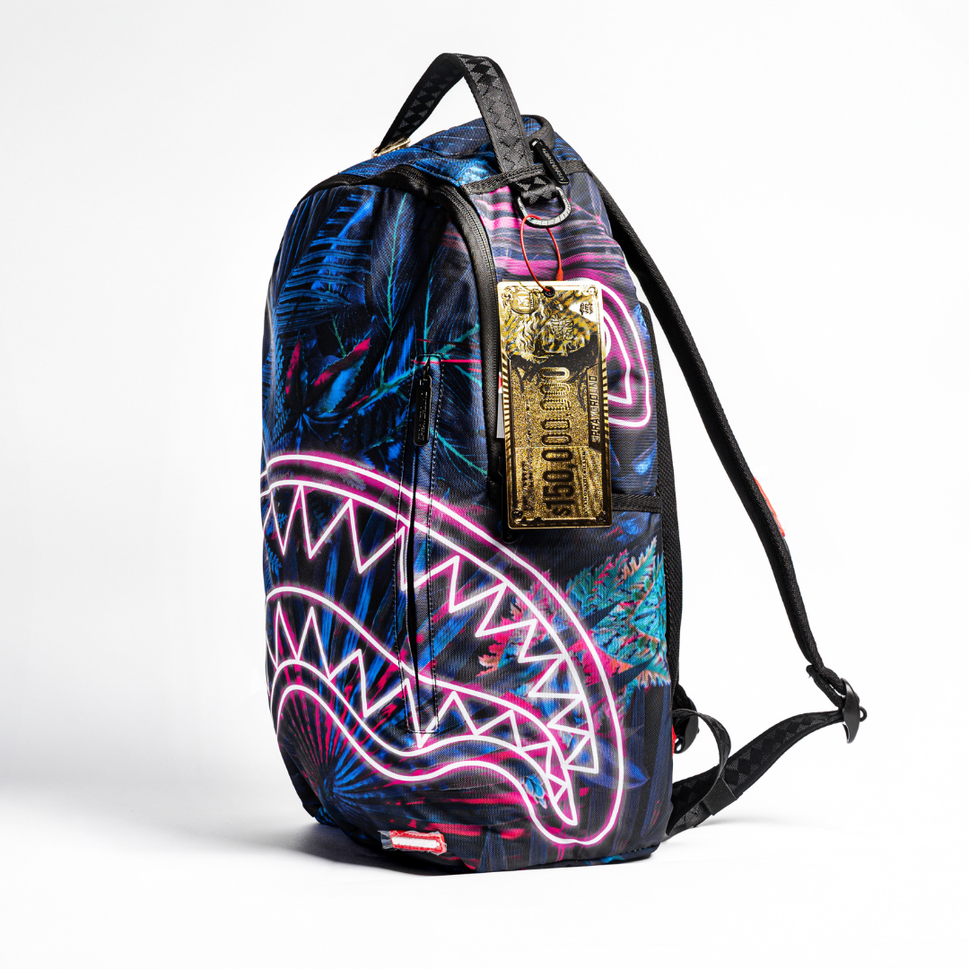 ZAINO SPRAYGROUND SHARK NEON
