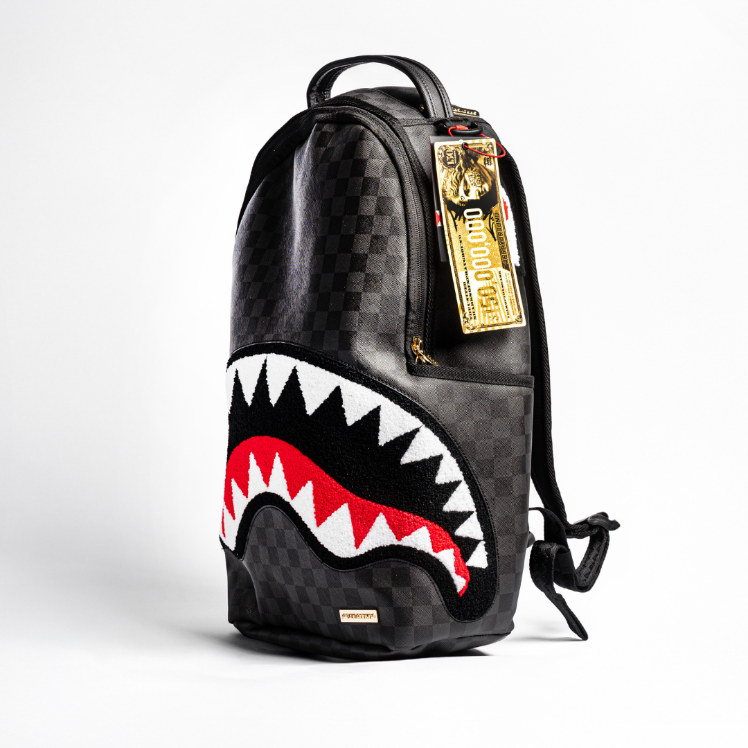 ZAINO SPRAYGROUND CENTRAL SHARK CHENILLE