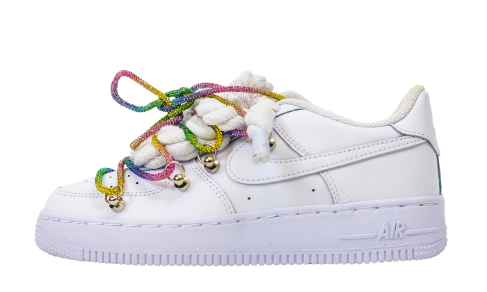 Air Force 1 Corda Laces White Rainbow Overlaces