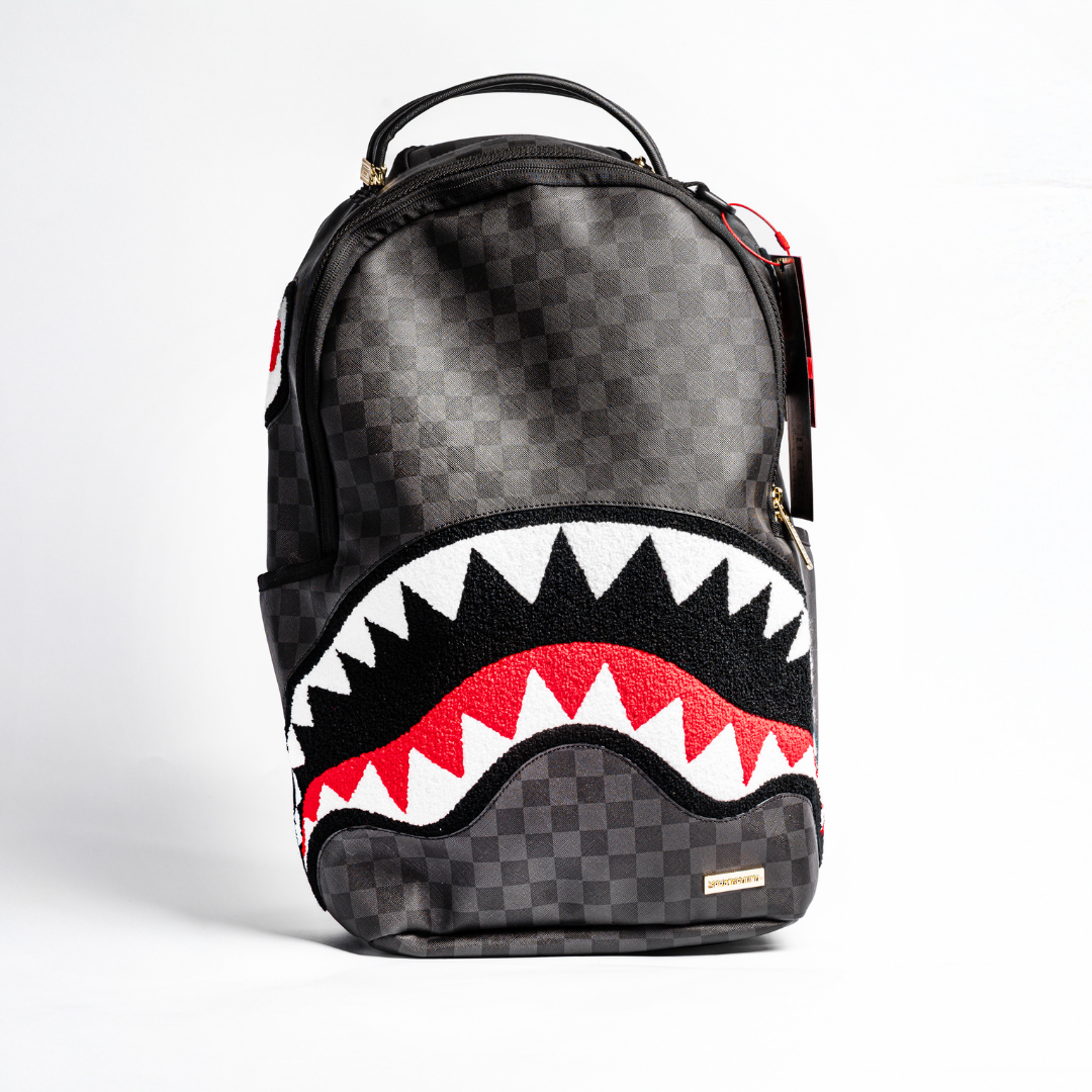 ZAINO SPRAYGROUND CENTRAL SHARK CHENILLE