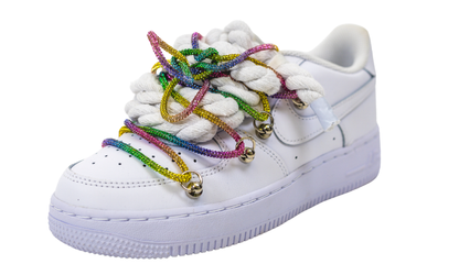 Air Force 1 Corda Laces White Rainbow Overlaces