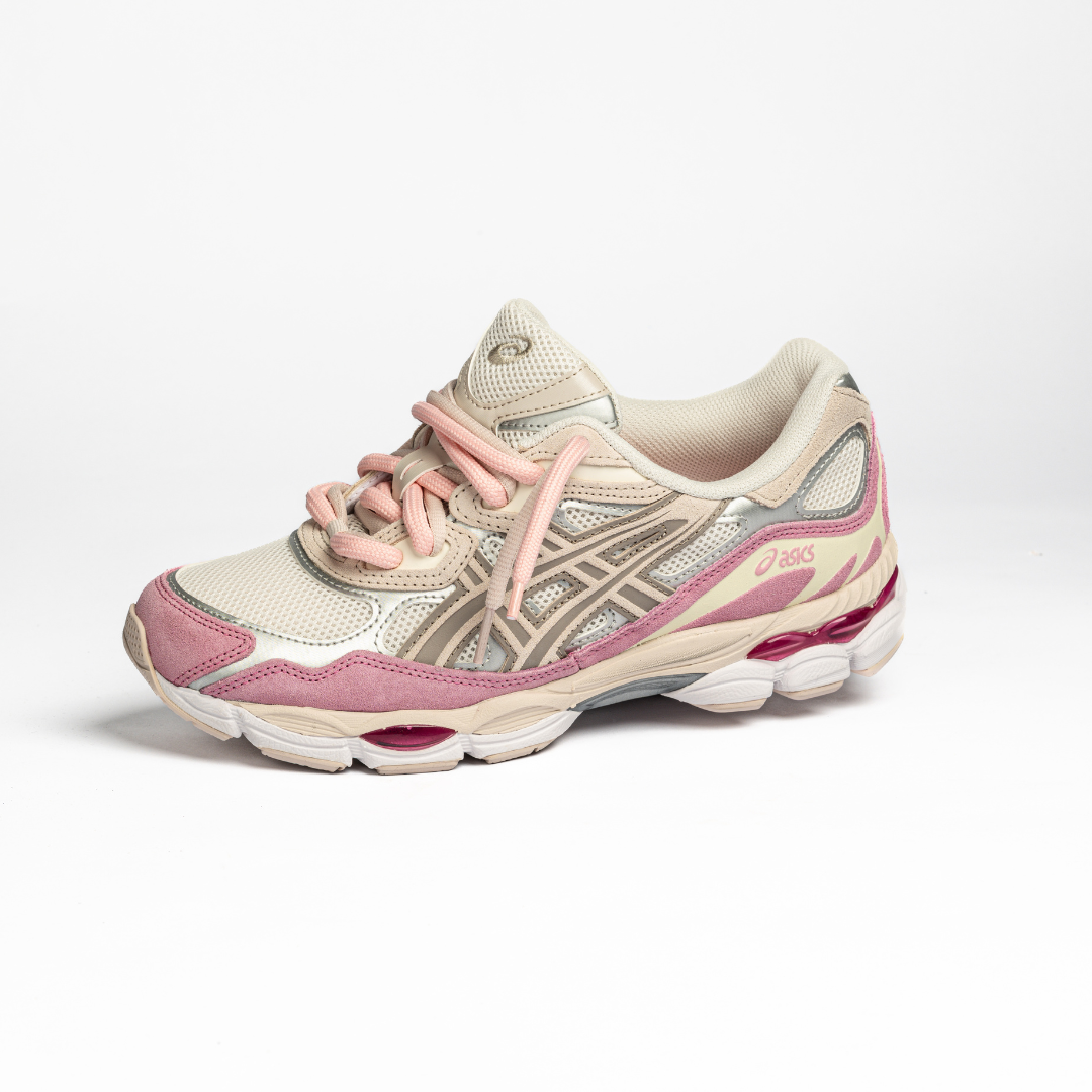 ASICS GEL-NYC MINERAL BEIGE-PINK DOUBLE LACES