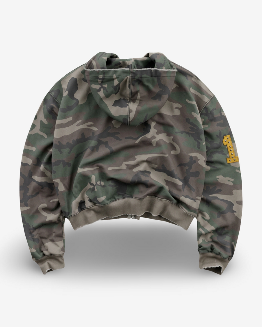 VALLEY - CAMO ZIP UP