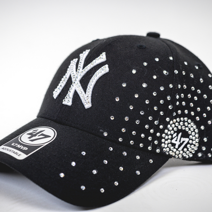 New York Yankees Black Rain of Diamonds