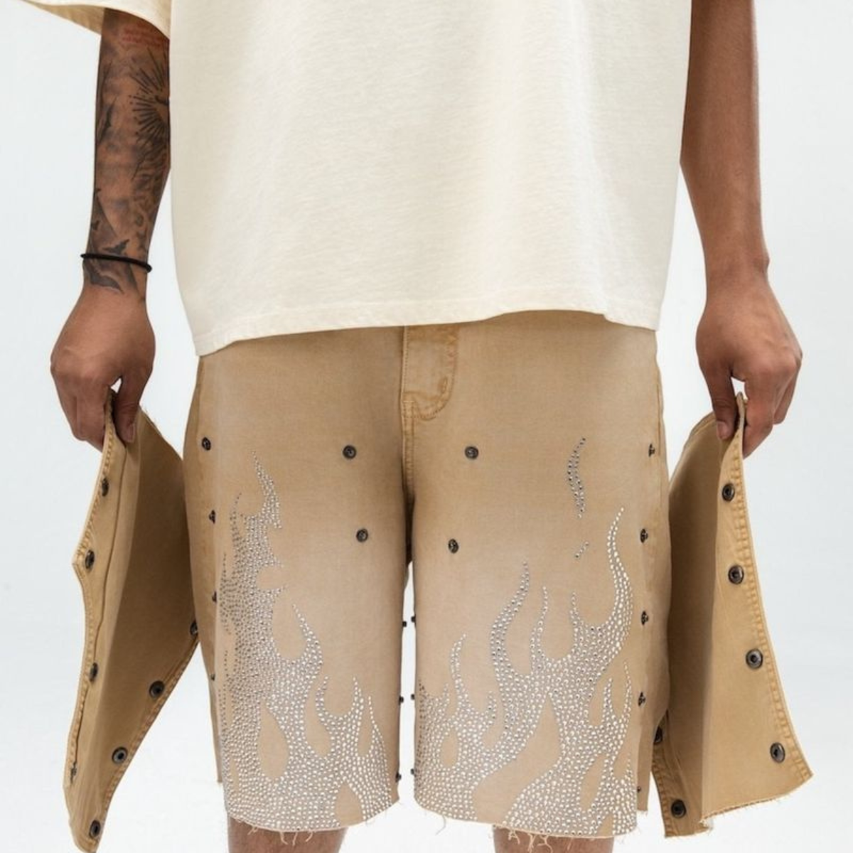 PAPER MONEY - DUALFLAME SHORTS TAN