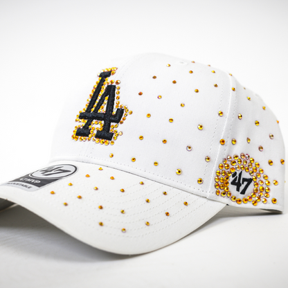 New Era LA Gold White