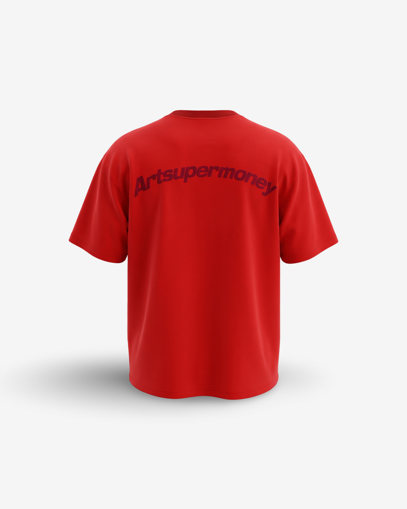 Artsupermoney Daily Tee Sport - Red