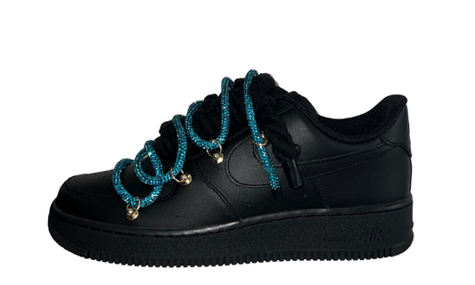 Air Force 1 Corda Laces Black Lantern w/ Overlaces