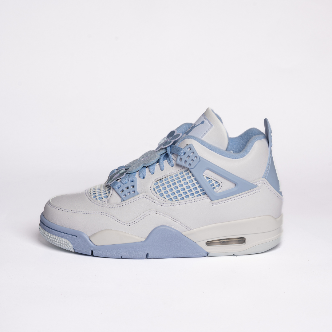 Nike Air Jordan 4 Retro Alluminum Forget Me Not