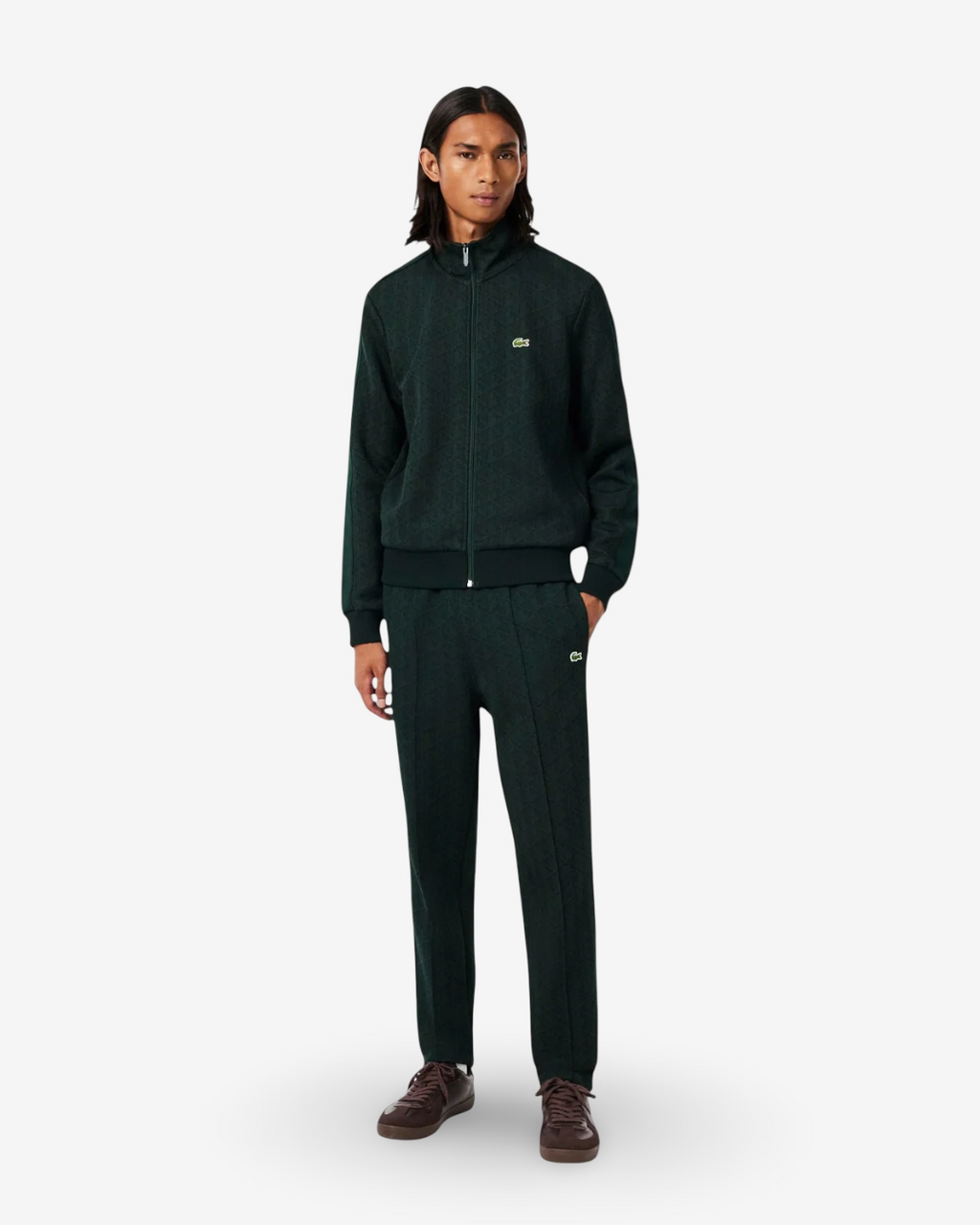 LACOSTE - TRACKSUIT MONOGRAM GREEN