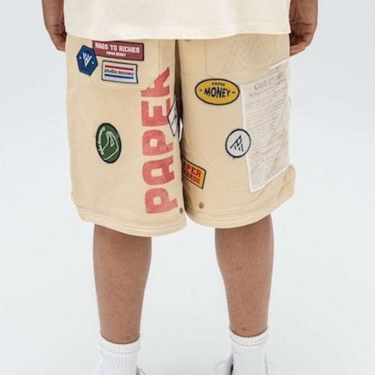 PAPER MONEY - STATES SHORTS CREAM