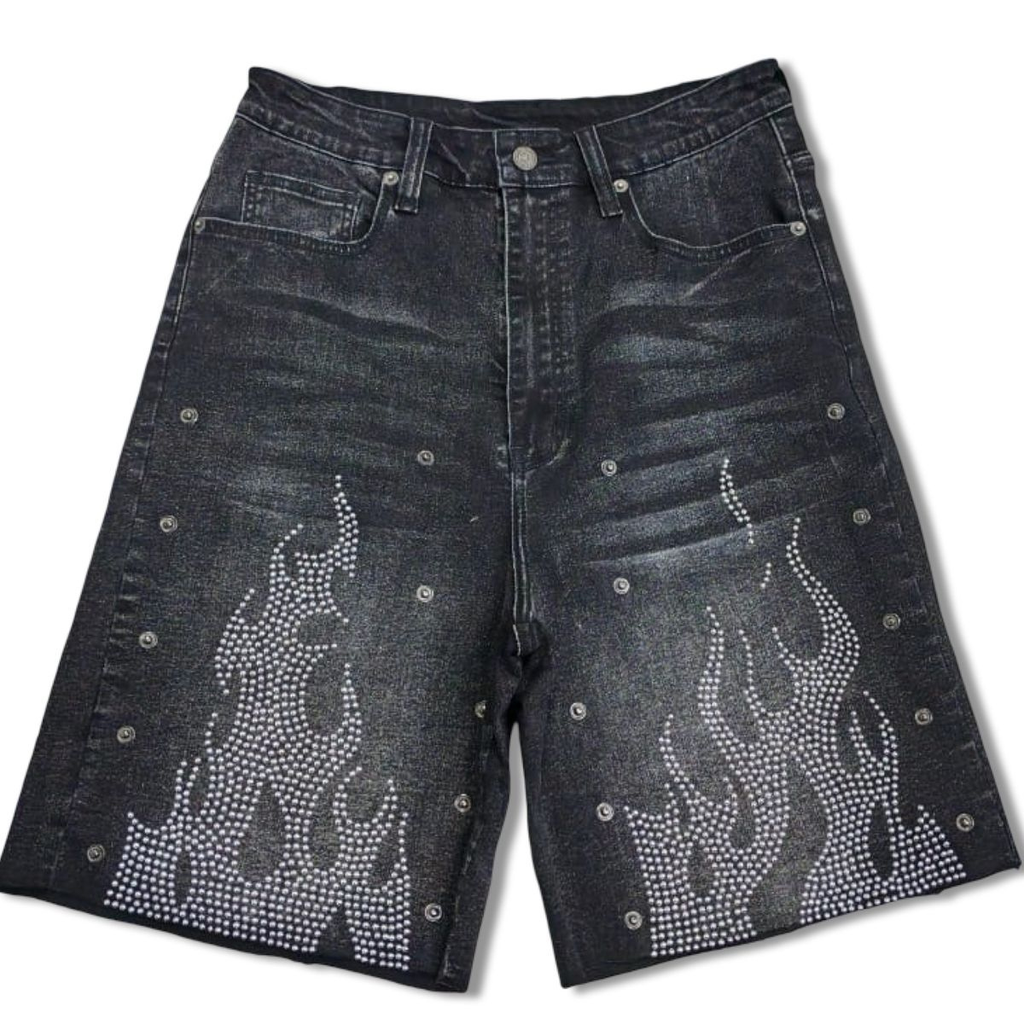 PAPER MONEY - DUALFLAME SHORTS BLACK