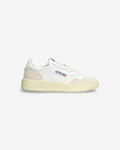 AUTRY - MEDALIST PELLE BIANCA E SUEDE BEIGE