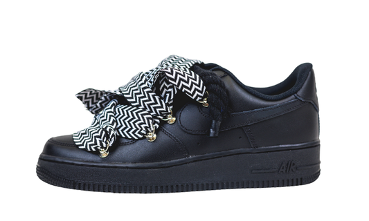 Air Force 1 Black Lanvin Rope Laces Black