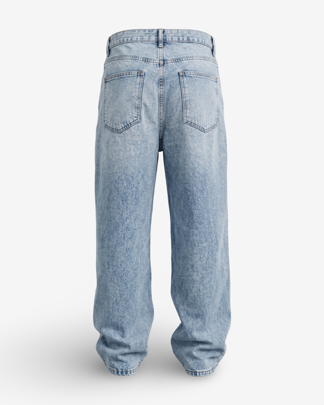 Black Island Baggy Jeans Blu