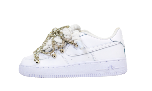 Air Force 1 Corda Laces White Crystal Overlaces