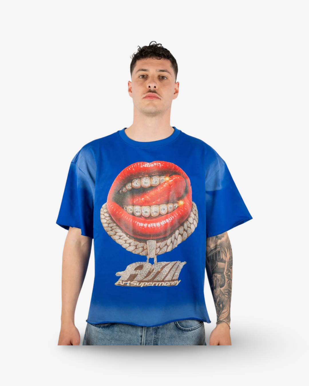 Artsupermoney Tee Grillz - Blu