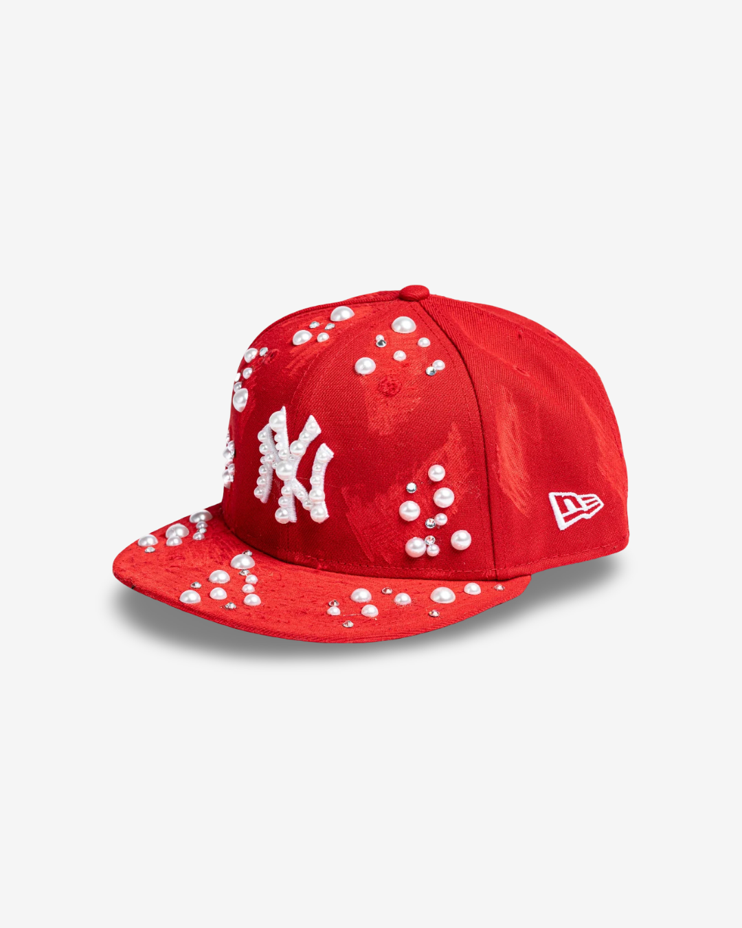 New Era Red - New York STRESSED PEARL