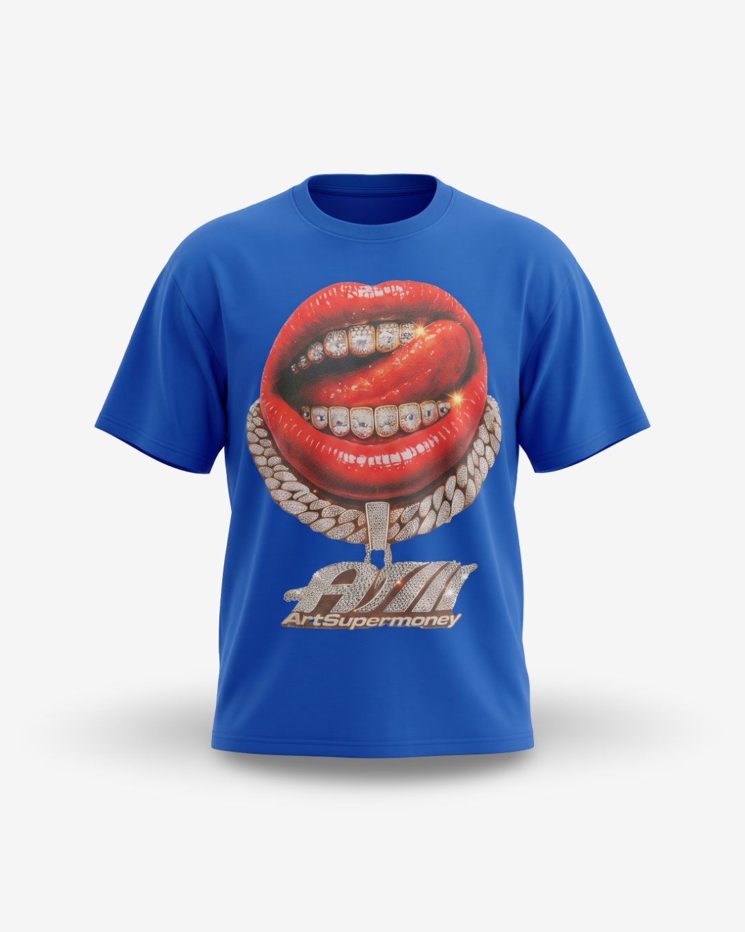 Artsupermoney Tee Grillz - Blu