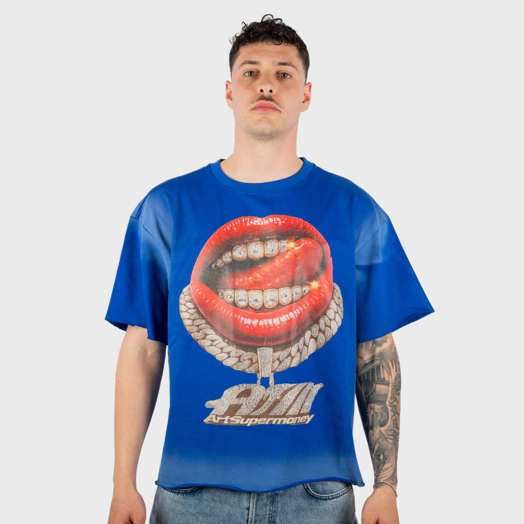 Artsupermoney Tee Grillz - Blu